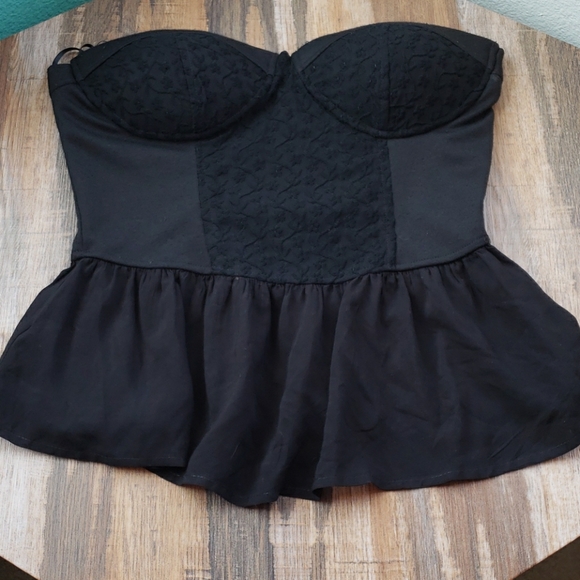strapless bustier top forever 21